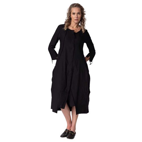 Rundholz Long Sleeve Coat Dress